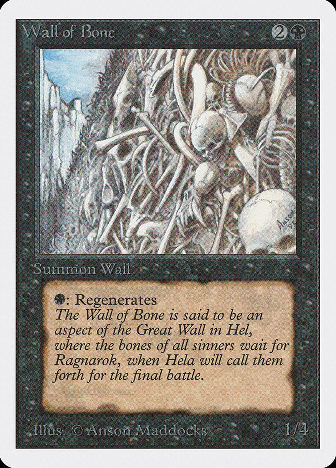 Wall of Bone [Unlimited Edition] | Deep Dive Games St. Marys