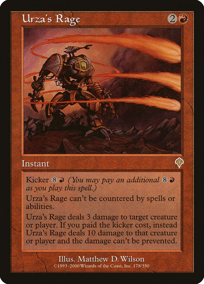 Urza's Rage [Invasion] | Deep Dive Games St. Marys