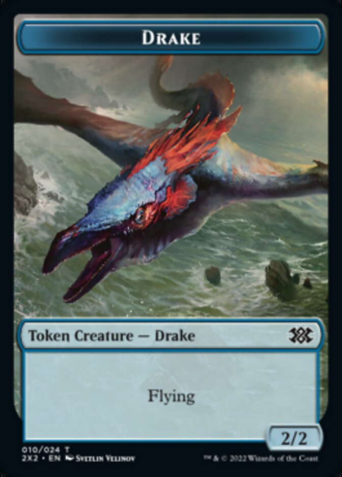 Drake // Eldrazi Scion Double-Sided Token [Double Masters 2022 Tokens] | Deep Dive Games St. Marys