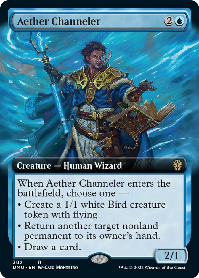 Aether Channeler (Extended Art) [Dominaria United] | Deep Dive Games St. Marys