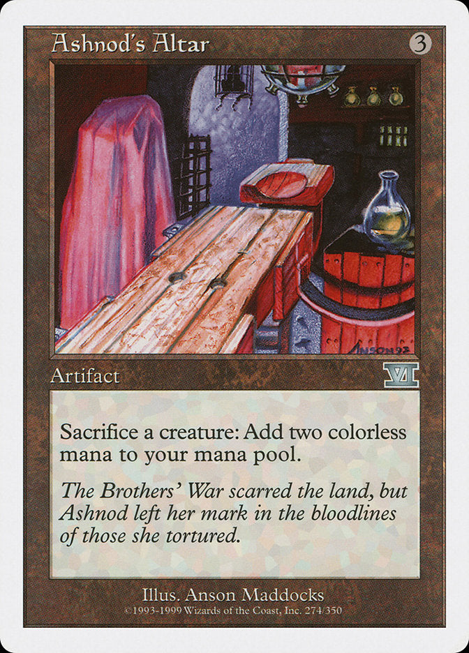 Ashnod's Altar [Classic Sixth Edition] | Deep Dive Games St. Marys