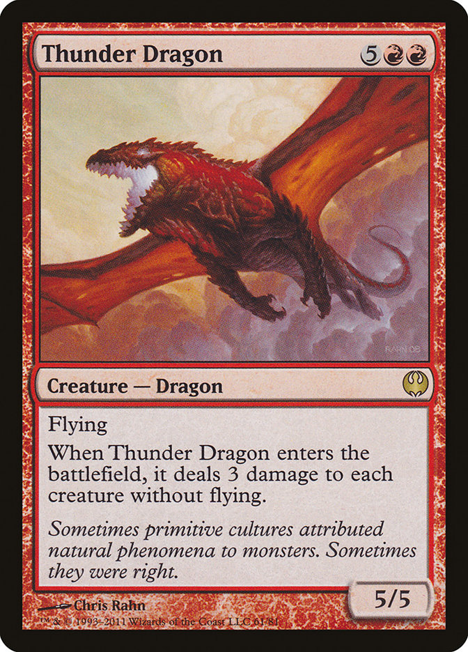 Thunder Dragon [Duel Decks: Knights vs. Dragons] | Deep Dive Games St. Marys
