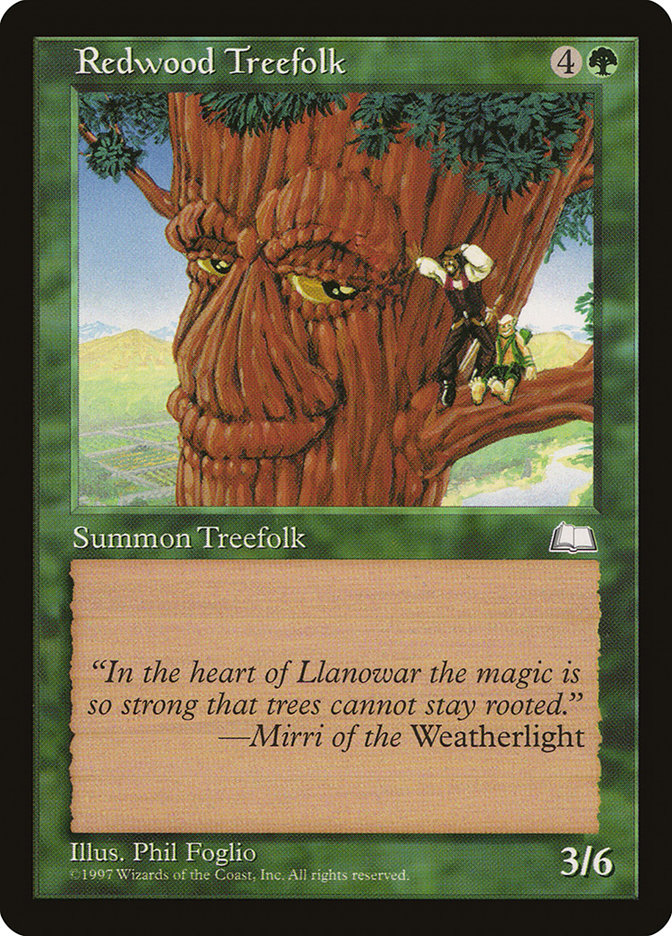 Redwood Treefolk [Weatherlight] | Deep Dive Games St. Marys