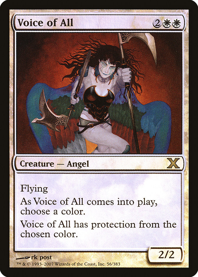 Voice of All (Premium Foil) [Tenth Edition] | Deep Dive Games St. Marys