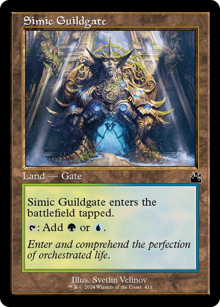 Simic Guildgate (Retro Frame) [Ravnica Remastered] | Deep Dive Games St. Marys