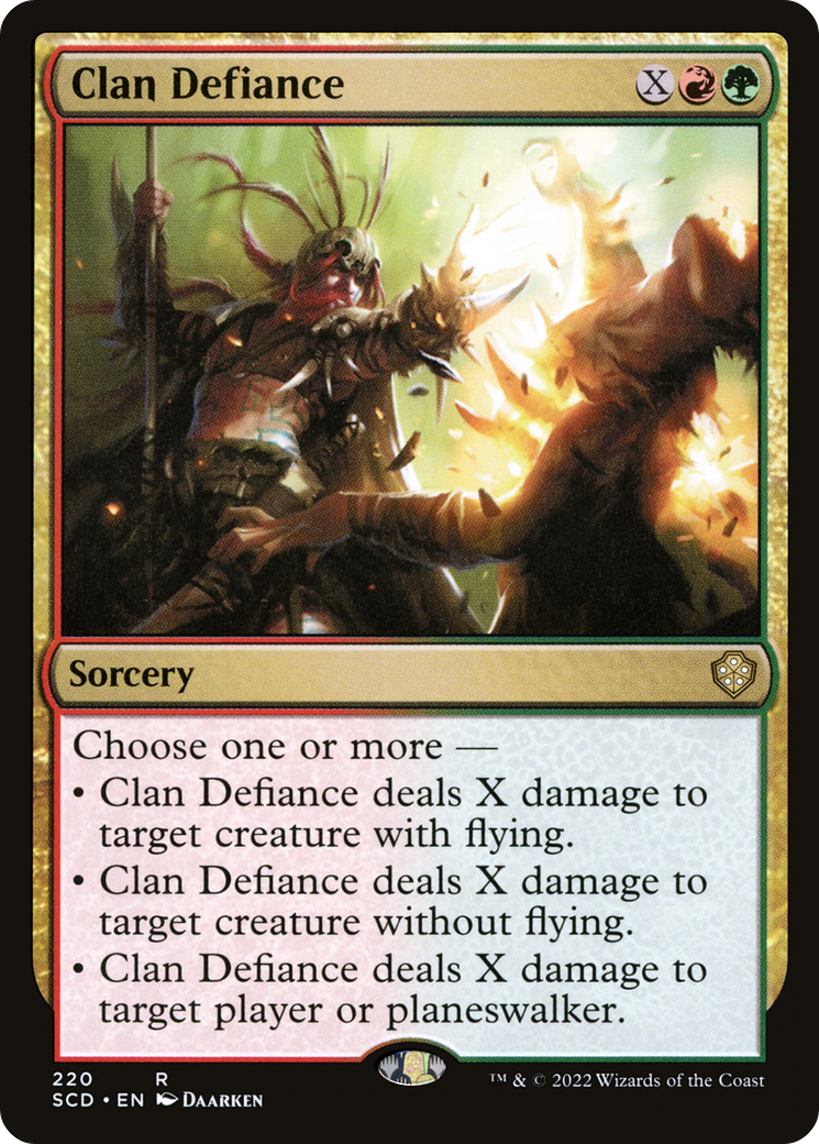 Clan Defiance [Starter Commander Decks] | Deep Dive Games St. Marys
