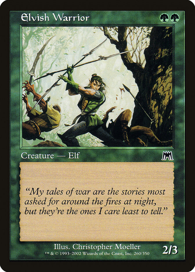 Elvish Warrior [Onslaught] | Deep Dive Games St. Marys