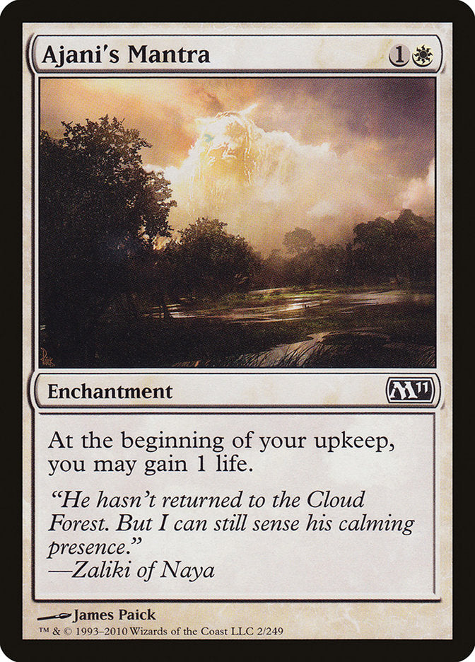 Ajani's Mantra [Magic 2011] | Deep Dive Games St. Marys