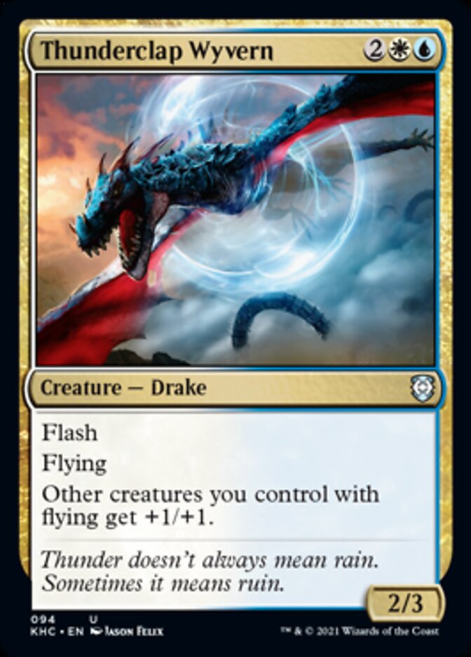 Thunderclap Wyvern [Kaldheim Commander] | Deep Dive Games St. Marys