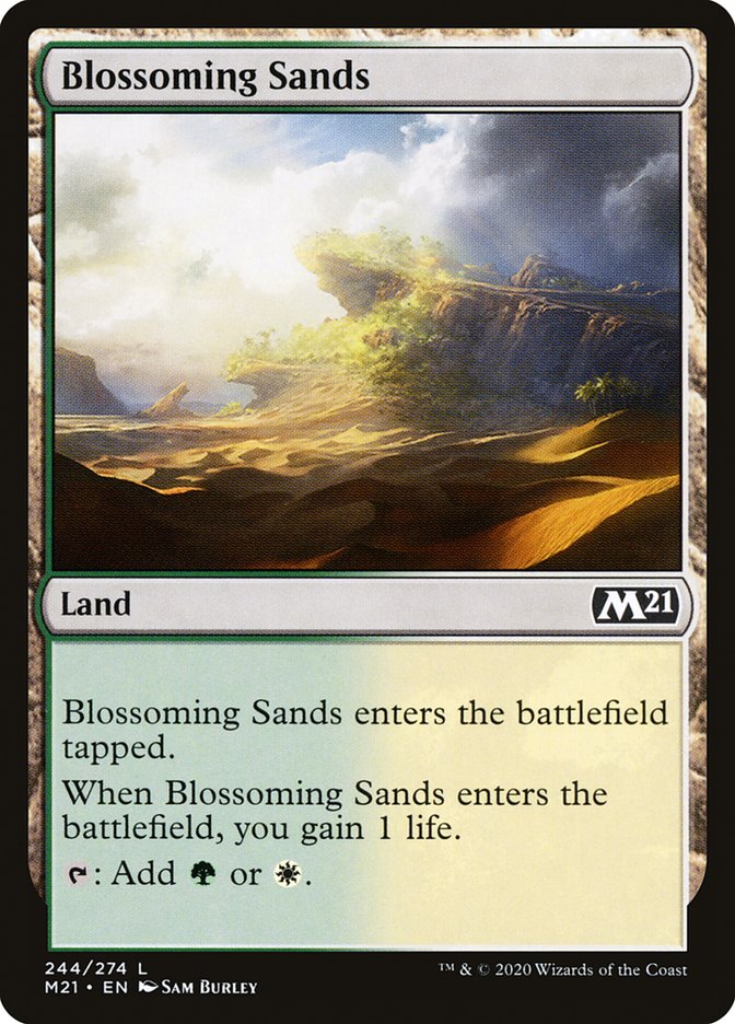 Blossoming Sands [Core Set 2021] | Deep Dive Games St. Marys