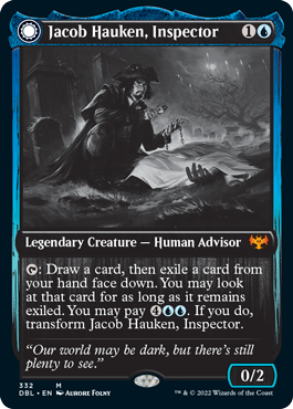 Jacob Hauken, Inspector // Hauken's Insight [Innistrad: Double Feature] | Deep Dive Games St. Marys