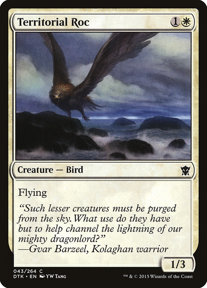 Territorial Roc [Dragons of Tarkir] | Deep Dive Games St. Marys