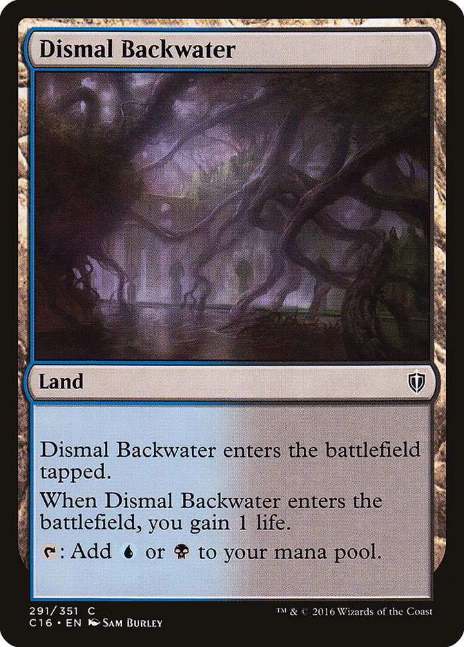 Dismal Backwater [Commander 2016] | Deep Dive Games St. Marys
