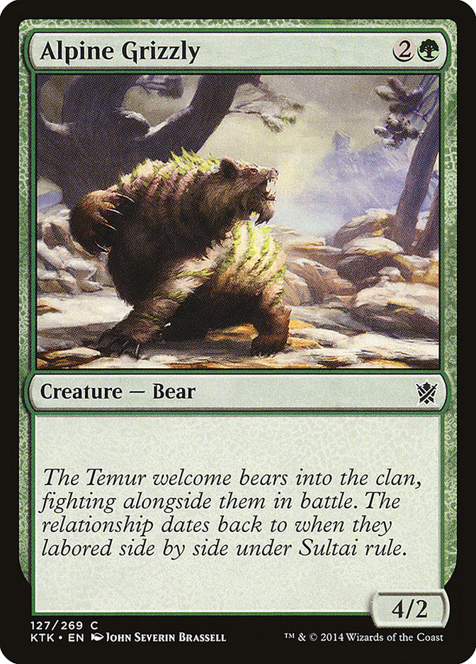 Alpine Grizzly [Khans of Tarkir] | Deep Dive Games St. Marys