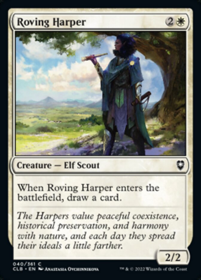 Roving Harper [Commander Legends: Battle for Baldur's Gate] | Deep Dive Games St. Marys