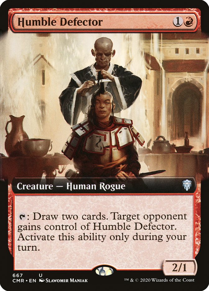 Humble Defector (Extended Art) [Commander Legends] | Deep Dive Games St. Marys