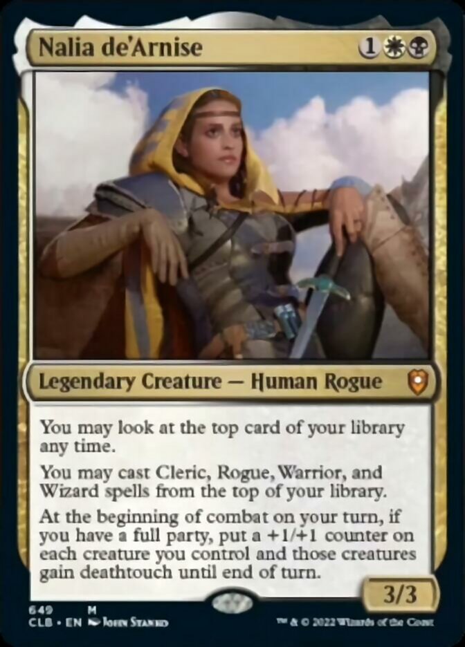 Nalia de'Arnise [Commander Legends: Battle for Baldur's Gate] | Deep Dive Games St. Marys