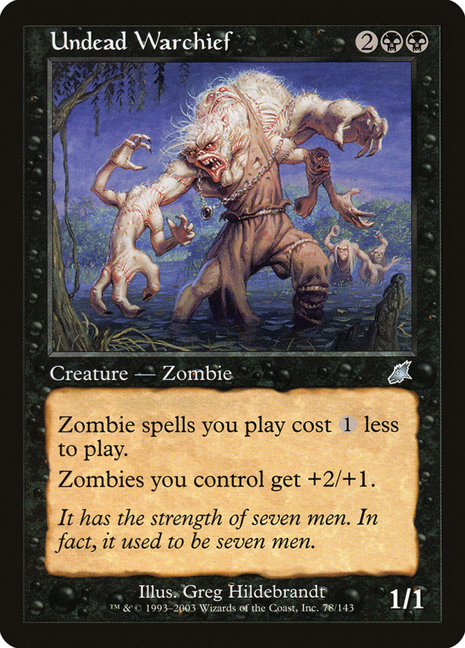 Undead Warchief [Scourge] | Deep Dive Games St. Marys