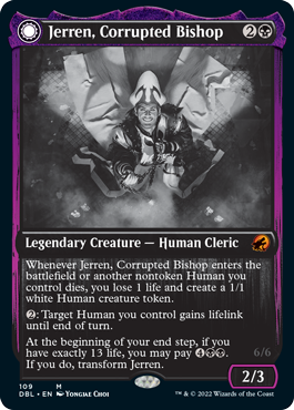 Jerren, Corrupted Bishop // Ormendahl, the Corrupted [Innistrad: Double Feature] | Deep Dive Games St. Marys