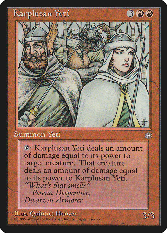 Karplusan Yeti [Ice Age] | Deep Dive Games St. Marys