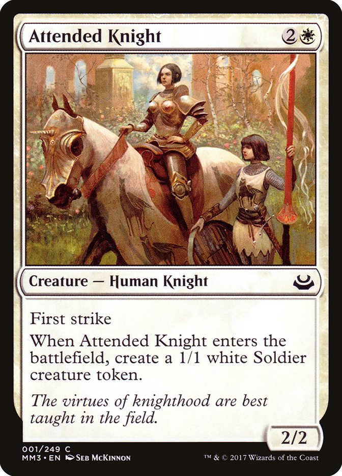 Attended Knight [Modern Masters 2017] | Deep Dive Games St. Marys