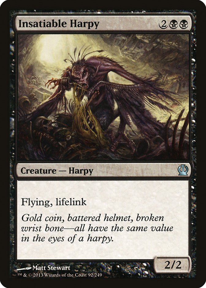 Insatiable Harpy [Theros] | Deep Dive Games St. Marys