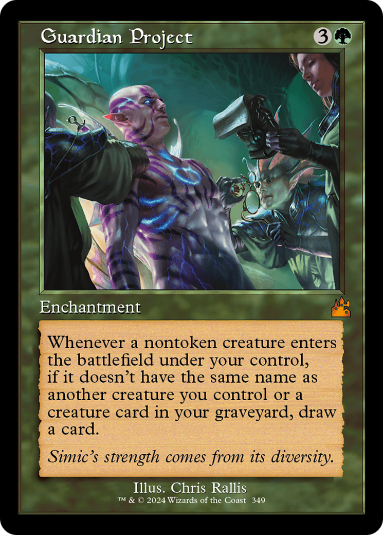 Guardian Project (Retro Frame) [Ravnica Remastered] | Deep Dive Games St. Marys