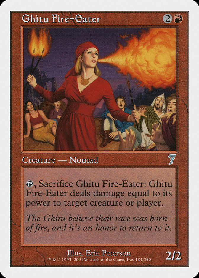 Ghitu Fire-Eater [Seventh Edition] | Deep Dive Games St. Marys