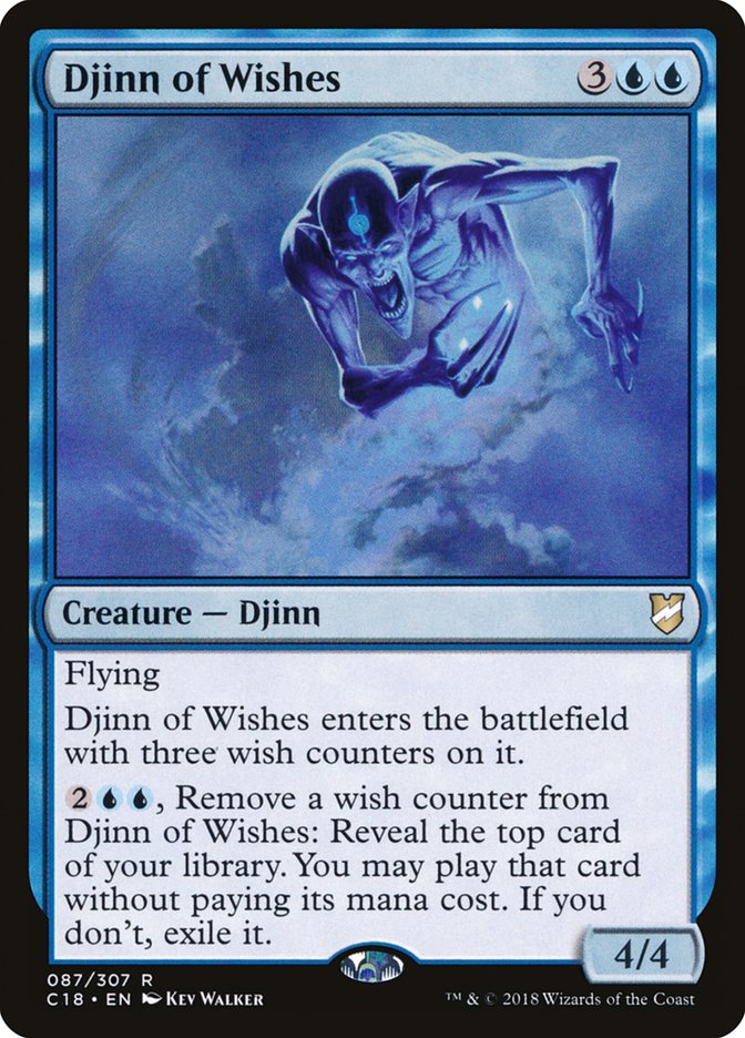 Djinn of Wishes [Commander 2018] | Deep Dive Games St. Marys