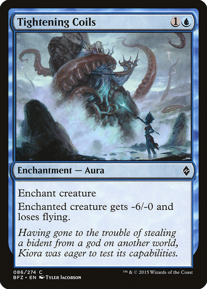 Tightening Coils [Battle for Zendikar] | Deep Dive Games St. Marys