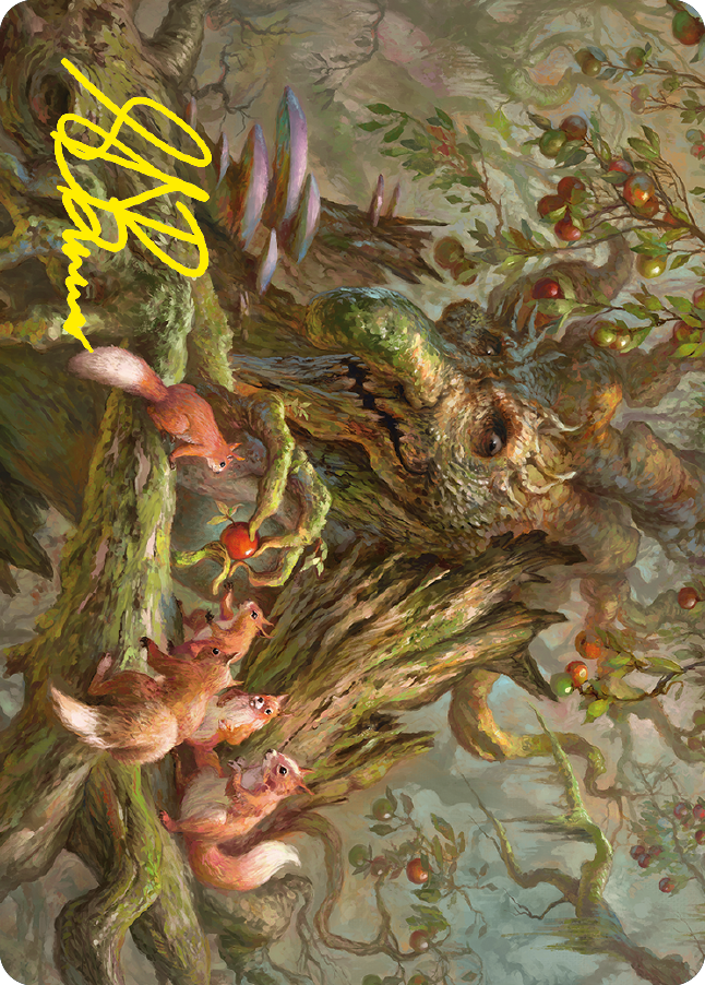 Generous Ent Art Card (Gold-Stamped Signature) [The Lord of the Rings: Tales of Middle-earth Art Series] | Deep Dive Games St. Marys