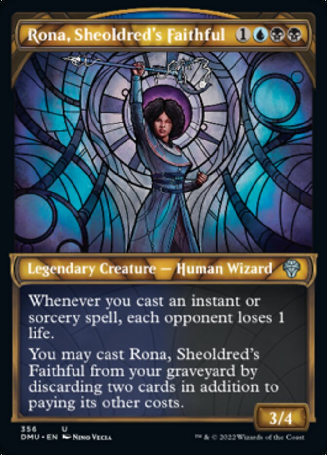 Rona, Sheoldred's Faithful (Showcase Textured) [Dominaria United] | Deep Dive Games St. Marys