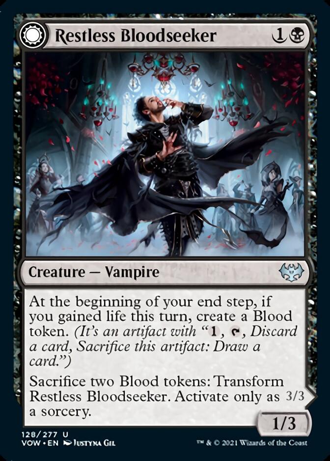 Restless Bloodseeker // Bloodsoaked Reveler [Innistrad: Crimson Vow] | Deep Dive Games St. Marys