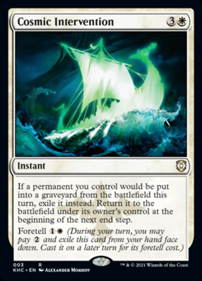 Cosmic Intervention [Kaldheim Commander] | Deep Dive Games St. Marys