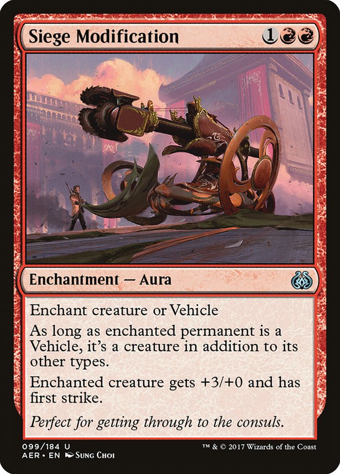 Siege Modification [Aether Revolt] | Deep Dive Games St. Marys