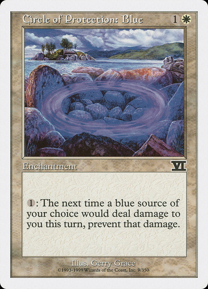 Circle of Protection: Blue [Classic Sixth Edition] | Deep Dive Games St. Marys