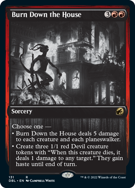 Burn Down the House [Innistrad: Double Feature] | Deep Dive Games St. Marys