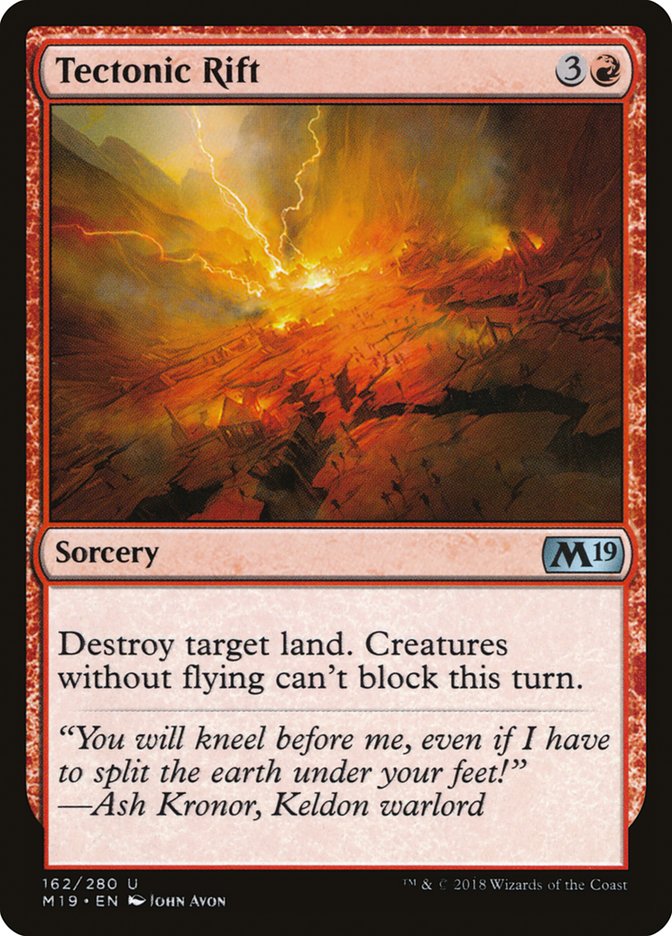Tectonic Rift [Core Set 2019] | Deep Dive Games St. Marys