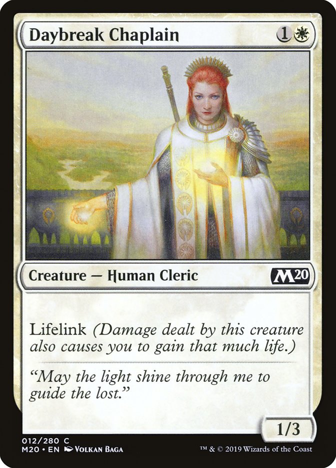 Daybreak Chaplain [Core Set 2020] | Deep Dive Games St. Marys