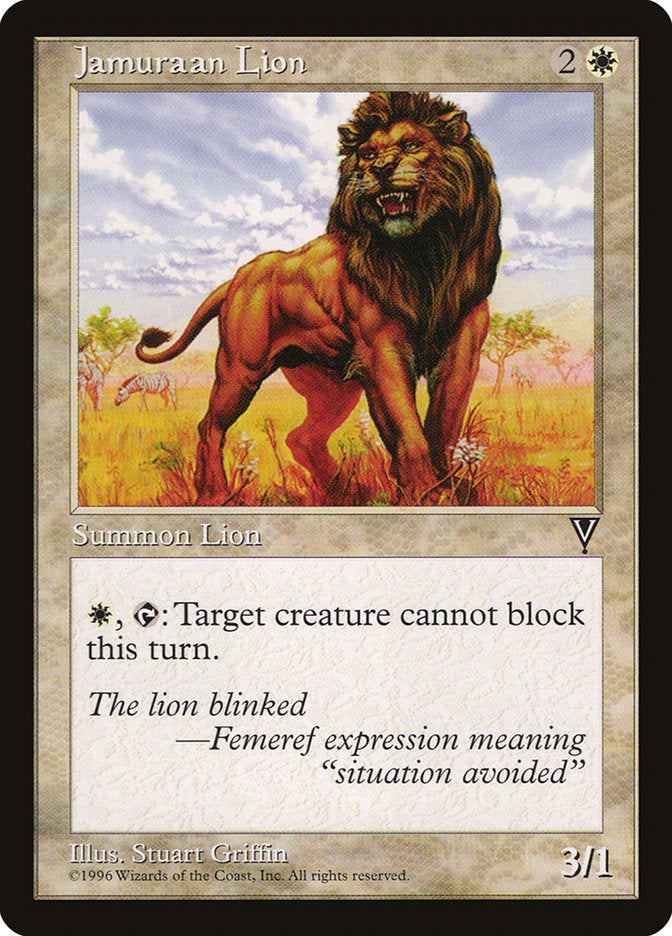 Jamuraan Lion [Visions] | Deep Dive Games St. Marys