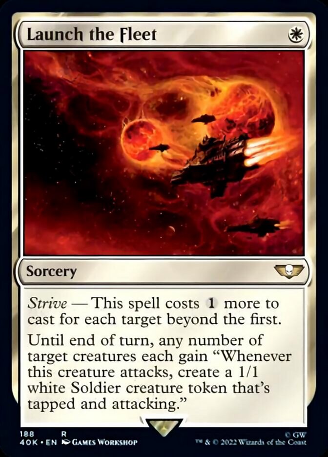 Launch the Fleet (Surge Foil) [Warhammer 40,000] | Deep Dive Games St. Marys