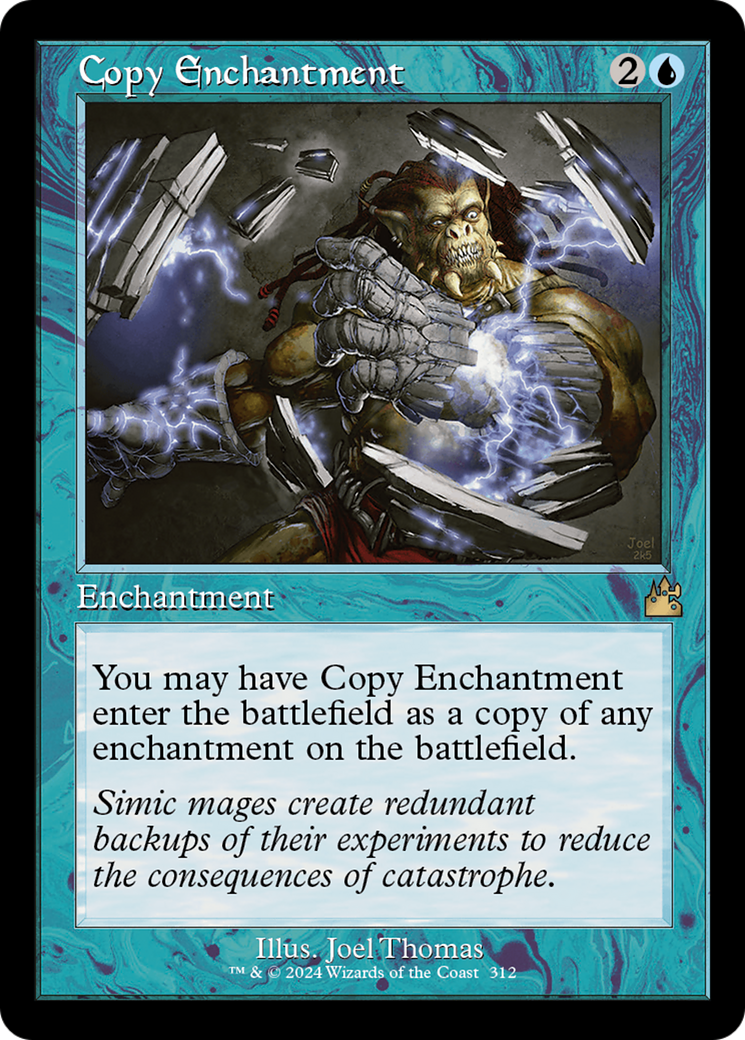 Copy Enchantment (Retro Frame) [Ravnica Remastered] | Deep Dive Games St. Marys