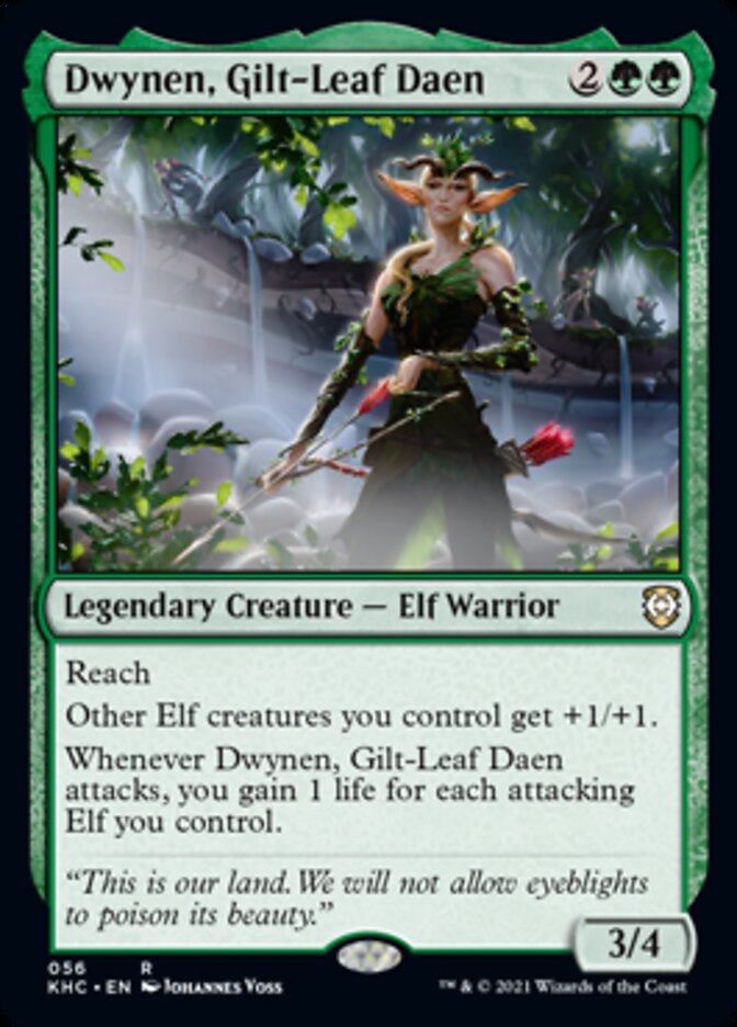 Dwynen, Gilt-Leaf Daen [Kaldheim Commander] | Deep Dive Games St. Marys