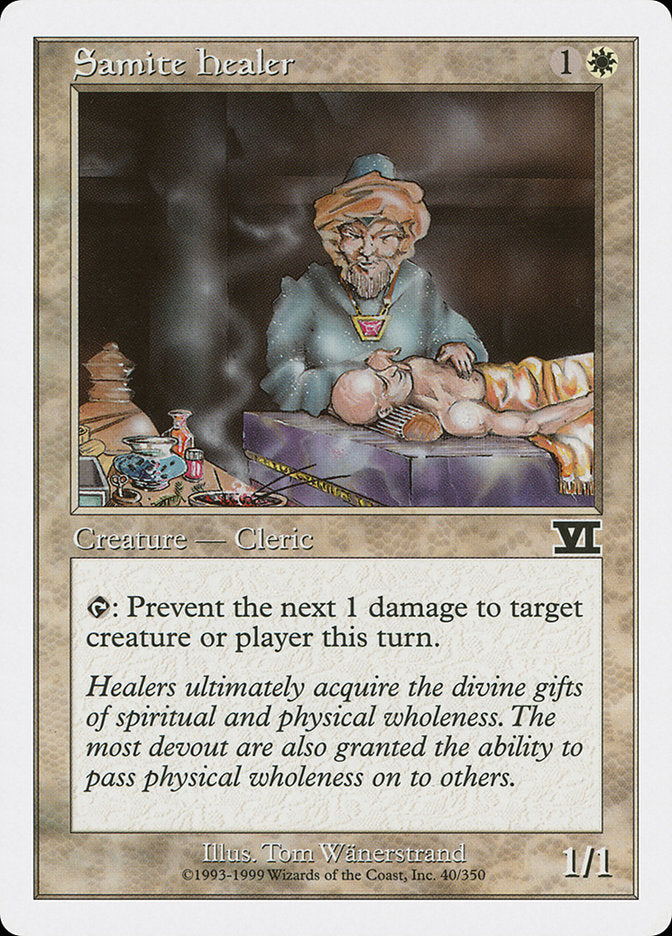 Samite Healer [Classic Sixth Edition] | Deep Dive Games St. Marys