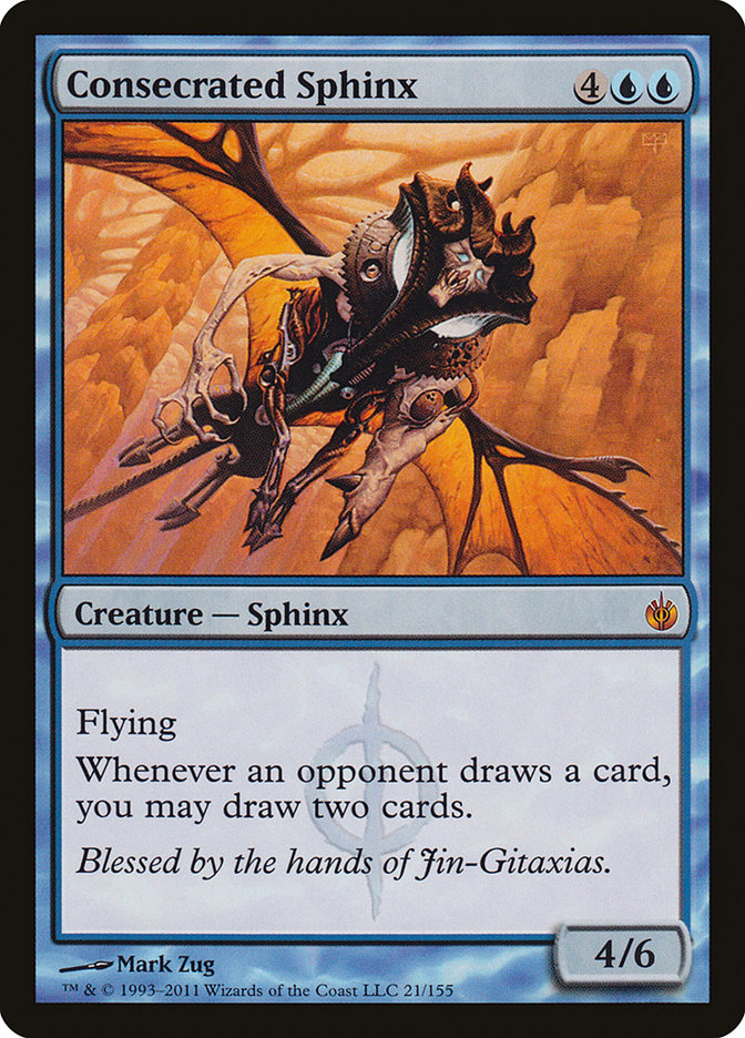 Consecrated Sphinx [Mirrodin Besieged] | Deep Dive Games St. Marys