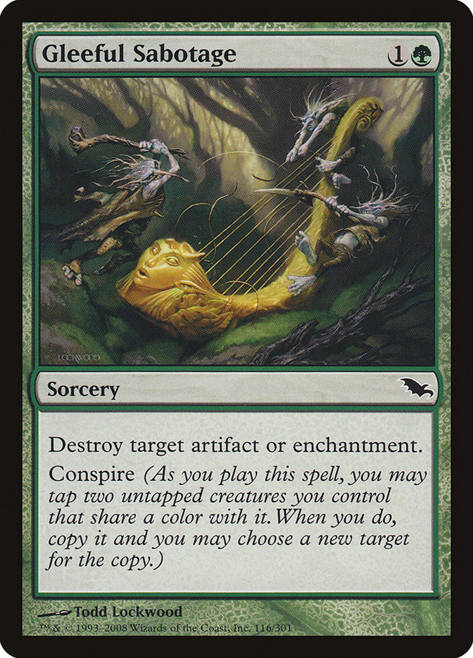 Gleeful Sabotage [Shadowmoor] | Deep Dive Games St. Marys