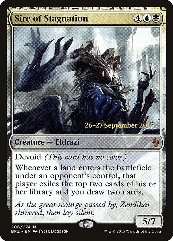 Sire of Stagnation [Battle for Zendikar Prerelease Promos] | Deep Dive Games St. Marys
