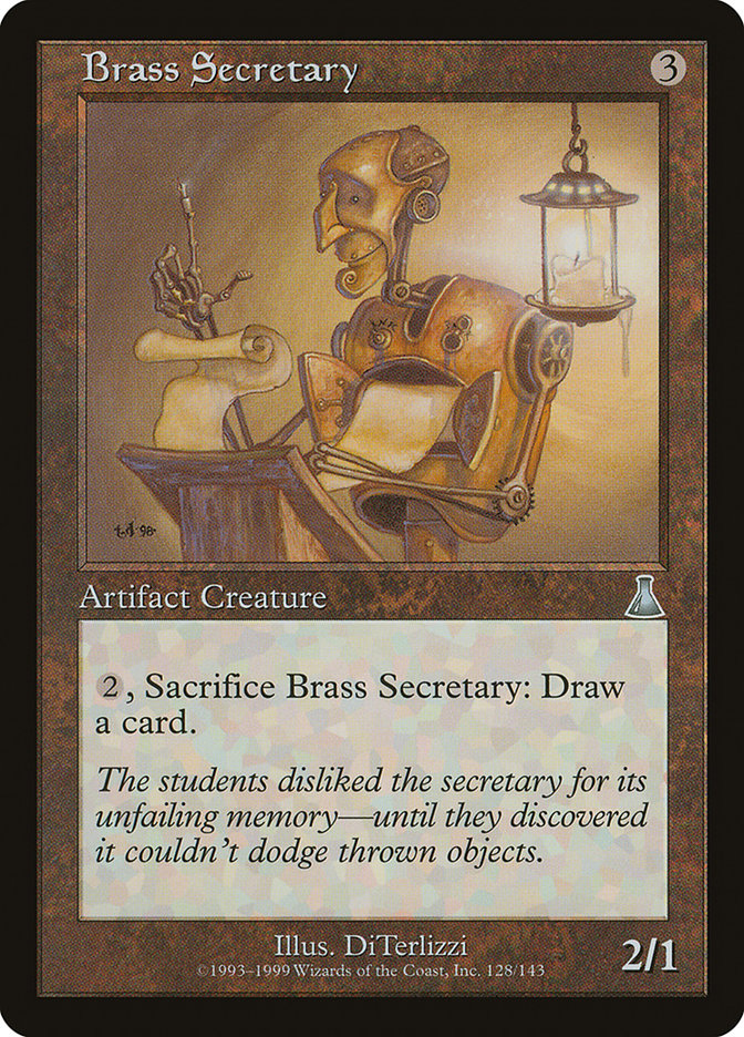 Brass Secretary [Urza's Destiny] | Deep Dive Games St. Marys