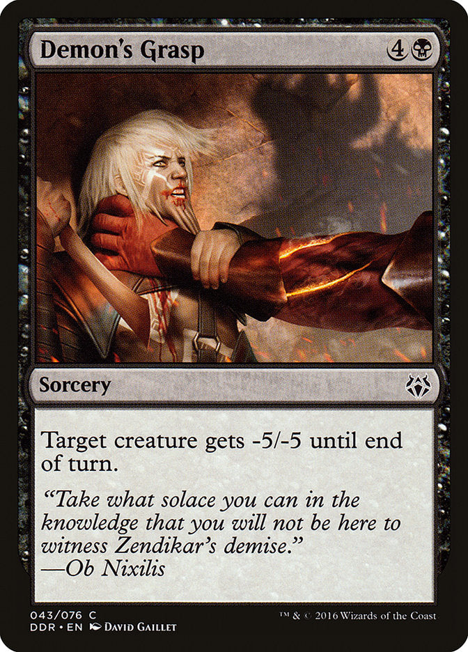 Demon's Grasp [Duel Decks: Nissa vs. Ob Nixilis] | Deep Dive Games St. Marys