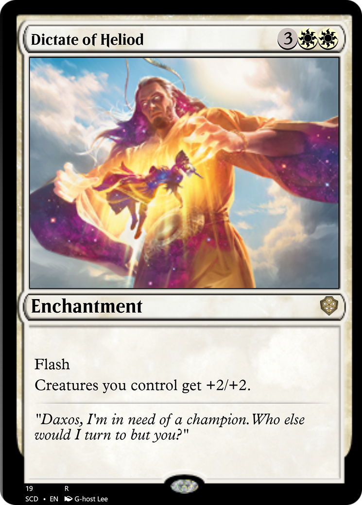 Dictate of Heliod [Starter Commander Decks] | Deep Dive Games St. Marys